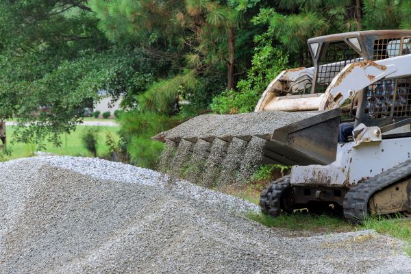 Crusher Run Spreading in Columbus